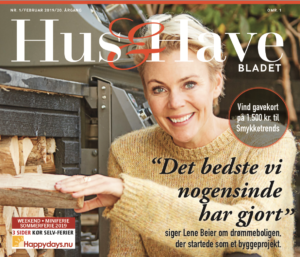 Smykketrends var med i Hus & Havebladet, februar-udgaven 2019. Super placering grundet Lene Beier og hendes valg af øreringe :-)